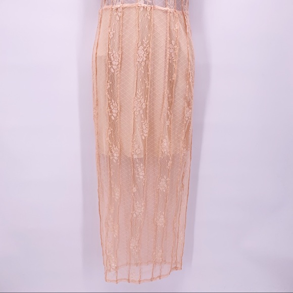 NEW NBD Libra Midi Dress in Nude Pink Sz XS - Picture 6 of 12